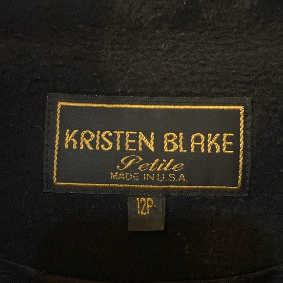 Kristen Blake thick pea coat size 12P - Picture 2 of 5